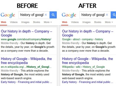 Google improves the way URLs look in mobile search results
