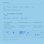 Google Business Profile interface