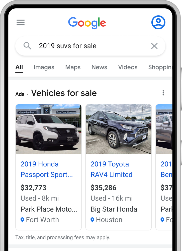 Automated vehicle ads from Google – Ontario SEO