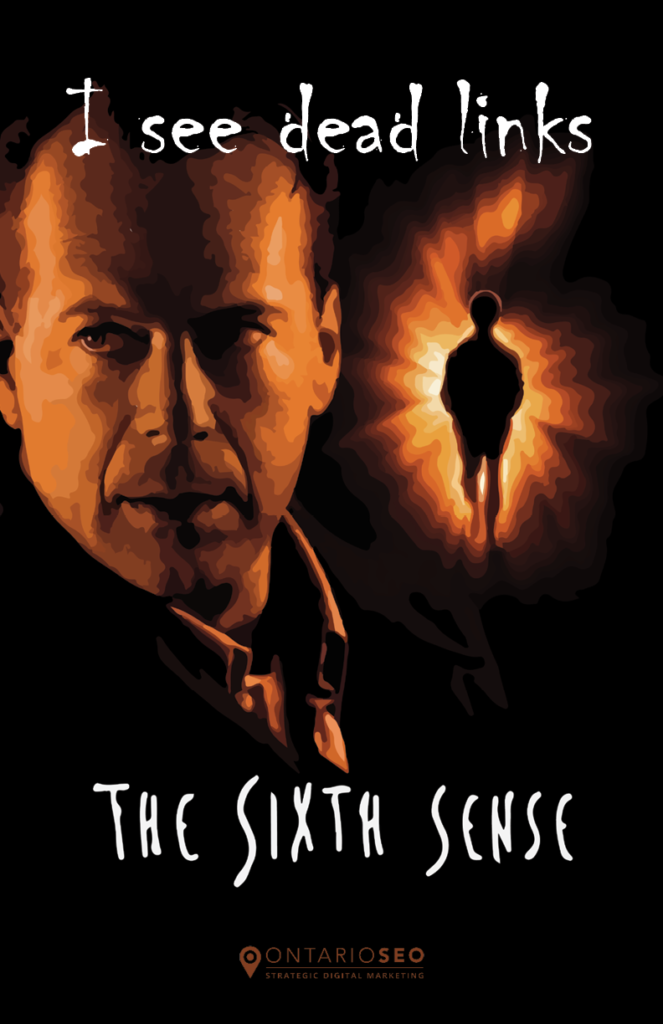 The Sixth Sense Movie Poster with a Digital Marketing Twist