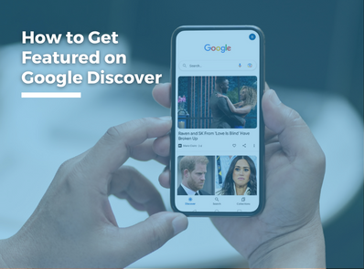 Browsing Google Discover on a smartphone