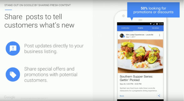Share Posts To Tell Customers What's New