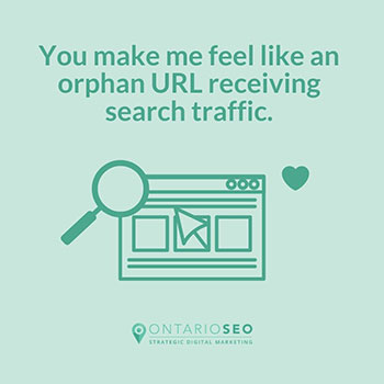 You make me feel like an Orphan URL receiving search traffic