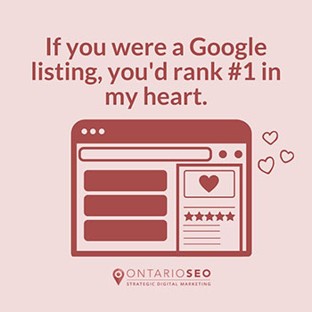 If you were a Google listing, you'd rank #1 in my heart.
